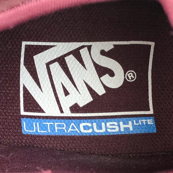 Vans Ultrarange Gore Slip On Ultracush Lite Trainer Shoe Size 7.5 Red Purple - Picture 10 of 14